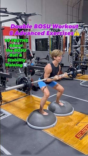 Dangerous or BRILLIANT!! Double BOSU Ball Squats