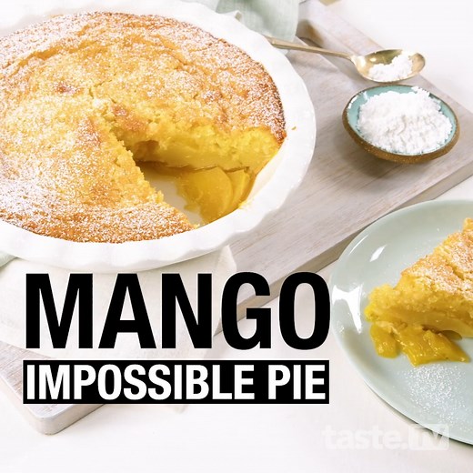 902 reactions · 318 shares | When fruity meets creamy meets comfort. This impossible pie ticks all of our dessert boxes. Full recipe: https://www.taste.com.au/recipes/mango-impossible-pie-recipe/ku7fzk4c | Taste.com.au | Facebook