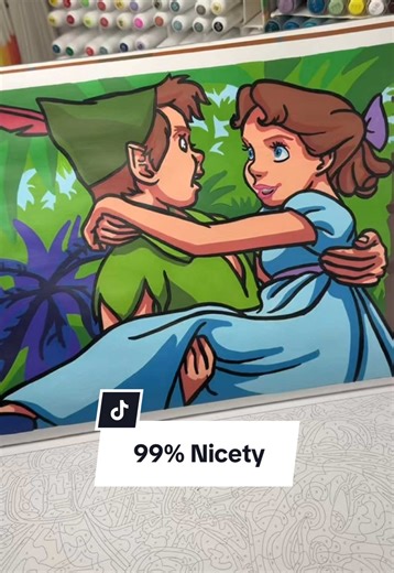 📚 Tome 10 📄 Page 27 Nicety 84 testing #acrylicmarkers #acrylicpainting #colortok #paintbynumber