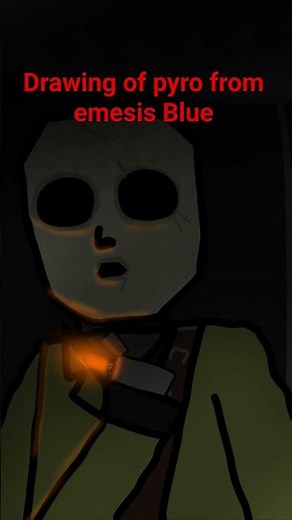 drawing of the pyro from emesis blue #emesisblue