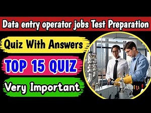 Data entry operator jobs for test preparation | test preparation for data entry operator job