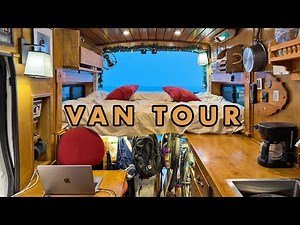 VAN TOUR | Cozy Cottage Build for Full Time Living