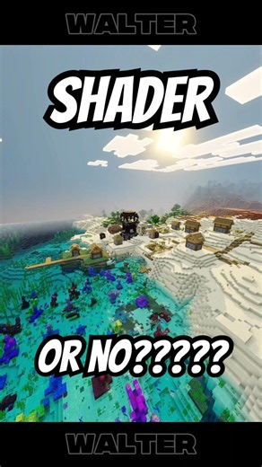 🌄 Minecraft Bedrock Without Shaders Be Like… #minecraft
