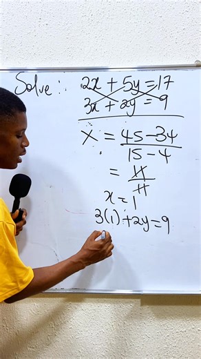 6.7K views · 100 reactions | The Easiest Way to Solve Simultaneous Equations – In Seconds! #MathTricks #SimultaneousEquations #MathMadeEasy #LearnMath #MathHelp #AlgebraTricks | Maths with Esomnofu. | Facebook