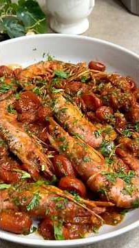 GAMBERONI AL SUGO IN PADELLA