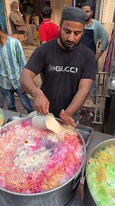 Rabdi Falooda - Mix Ice Cream Milk Falooda - Jungle Falooda Making #falooda #junglejuice #SummerVibes | Must Taste