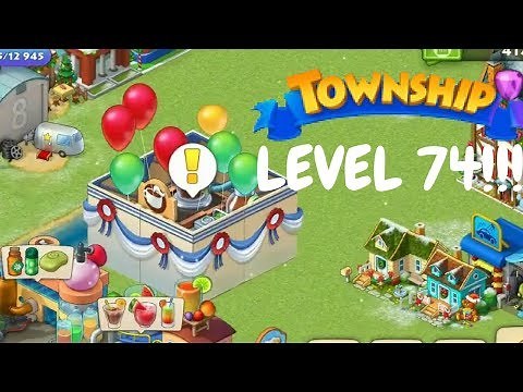 TOWNSHIP LEVEL 74 GAMEPLAY / UNLOCKING COFFEE FACTORY !!!!!
