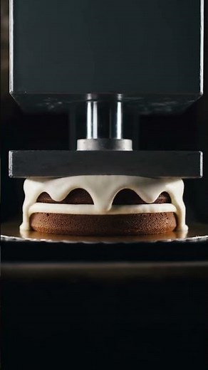 Chocolate Cake Destruction in Mesmerizing Slow Motion