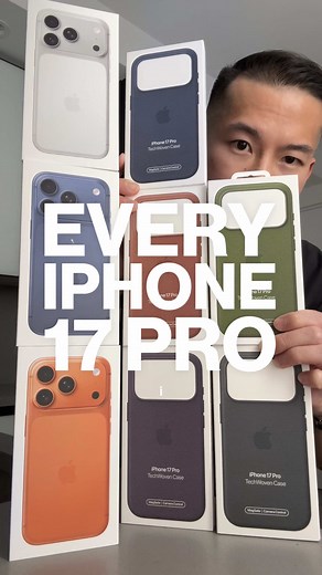 Ranking Every iPhone 17 Pro Color: Unboxing & Comparison