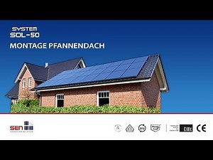 SOL 50 Photovoltaikmontagesysteme für die perfekte Optik auf Pfannendächern