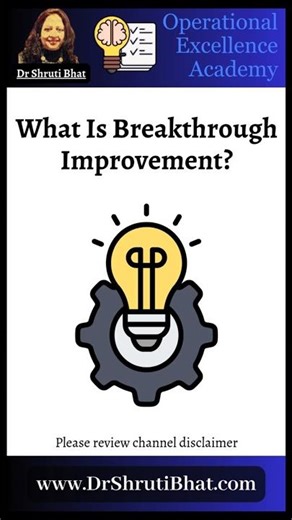 What Is Breakthrough Improvement? | Transform Operational Excellence & Drive Performance Gains 💡