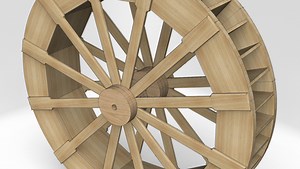 Drawing a Water Wheel - FineWoodworking