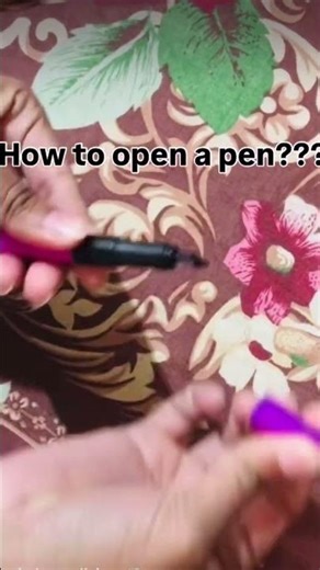 How to Open a Pen Easily | Simple Trick Everyone Should Know