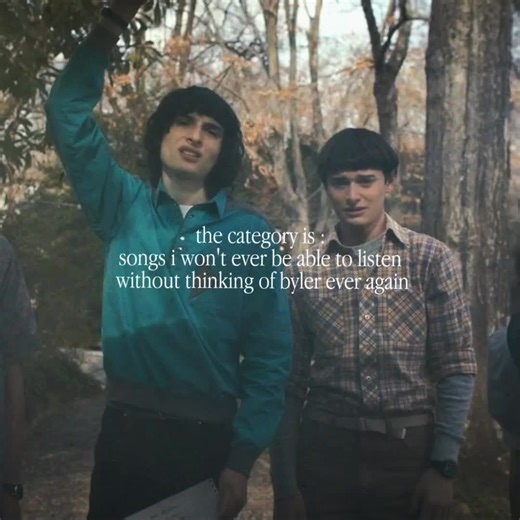 they will haunt my narrative forever #fyp #xyzabc #strangerthings #byler #musicrecs
