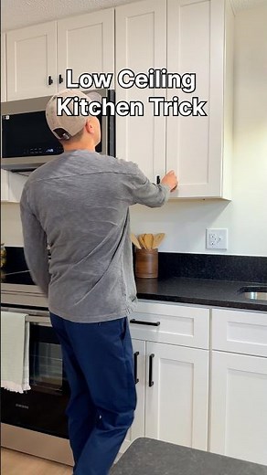 How to Make a Low-Ceiling Kitchen Look Taller (Cabinet Layout Tip You Shouldn’t Skip)