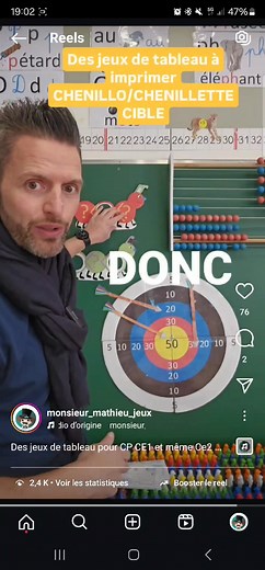 Des jeux de tableau pour CP CE1 et même Ce2 à imprimer sur mon site 🌐www.monsieurmathieu.fr ✔️Un bus 🚌 ROULEDINGO qui cache 5 nombres sur la file des nombres ✔️CHENILLO et CHENILLETTE 🐛🐛pour retravailler les encadrements ✔️La CIBLE et ses flèches pour calculer, ajouter des dizaines, réinvestir les compléments et l'addition posée ✔️Mes CHÈQUES FACTICES pour l'écriture littérale des nombres #jeuxpourenfants #jeuxcp #ce1 #ce2 #jeuxàimprimer #printandplay #maths #MonsieurMathieu #jouerenclasse |