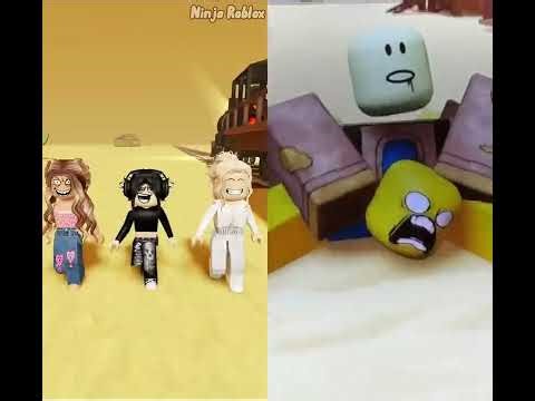 When Noob uses a wheelchair ☠️ PT4 - Roblox Dead Rails #robloxanimation