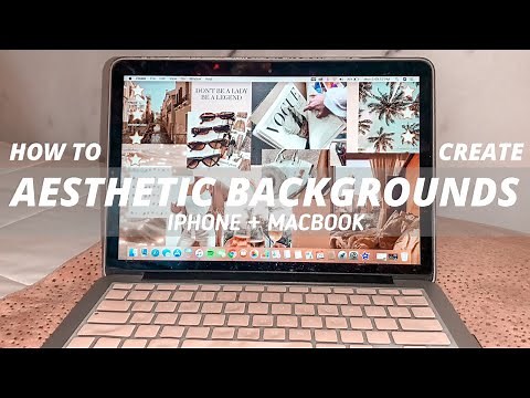 how to make #aesthetic collage backgrounds: for macbook + iPhone!