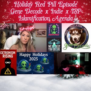🎄✨ HOLIDAY RED PILL SPECIAL ✨🎄 with Gene Decode, Indigo Angel, and Rob from TSP Family… this one goes deep — you decide. 🔥 In this powerful holiday episode, we dive into the rising global conflicts, the cultural shifts happening across the West due to rising Islam, the extremist factions and radicalized movements operating within certain interpretations of the faith. Gene Decode speaks boldly, bravely, and truthfully on this complex topic, bringing his unique intel and spiritual insight forwa