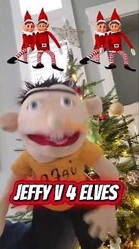 jeffy Angry at Elfs #jeffy #elfontheshelf #xmas #puppets #fun