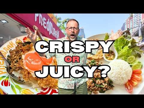 Bangkok's most famous Pad Krapow vs My Favorite local spot