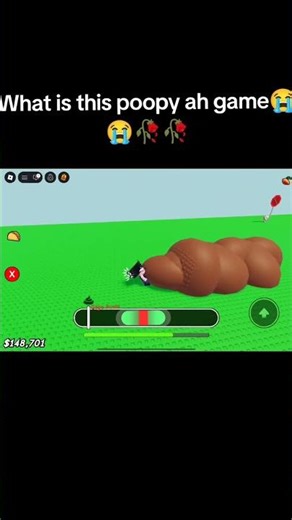 Roblox game name: Drop a poop (never play this game 🥀🥀🥀) #funny