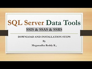 SQL Server Data Tools [MSBI] Installation Steps