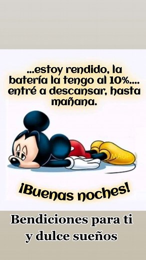 ar0457a (@ar0457a) - Mickey Mouse Cartoon Fatigue: 10% Battery Left