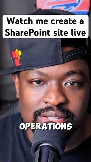 I'm creating a SharePoint site LIVE!