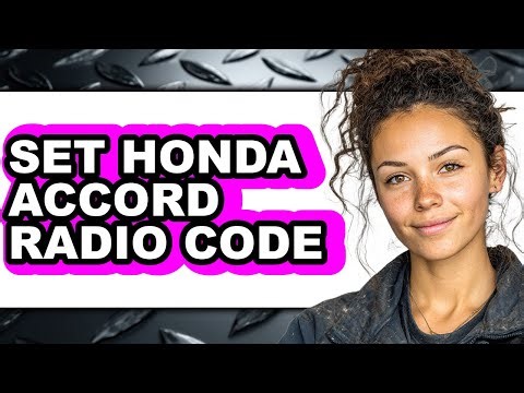 How to Set Honda Accord Radio Code (full Guide)