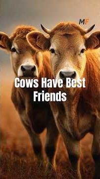 Cows Have Best Friends 🐄 (And Get Stressed Apart) | MindFuel Facts #intellectualcuriosity