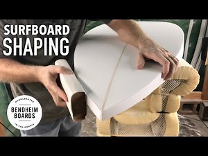 Surfboard Shaping [1 of 2] Foiling Thickness, Cutting Outline and Adding Rocker