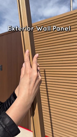 POV: You finally upgrade that boring garden wall 👀✨ Our Composite Exterior Wall Cladding is 100% waterproof 💦 and built for long-lasting durability 💪… perfect for Irish weather 🇮🇪🌧️ Available in a range of stunning colours and natural wood-look finishes 🌿 Use it as: ✔️ Garden fence panels ✔️ Exterior wall cladding ✔️ Stylish outdoor feature walls Weather-resistant. Low maintenance. High impact. 🔥 Ready to transform your outdoor space? #wallpanels #exteriorcladding #irishhomes #gardentok