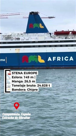 STENA EUROPE, Shipyard Cernaval Campamento España #shipspotting