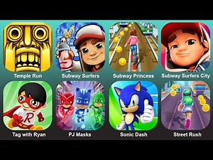 Temple Run,Subway Surf,Subway Princess,Subway Surf City,Tag With Ryan,Pj Masks,Sonic Dash