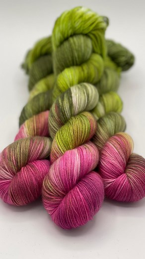 Dragonfruit Hand Dyed Yarn by Arcane Fibre Works #crochet #knitting #yarn #handmade | Arcane Fibre Works