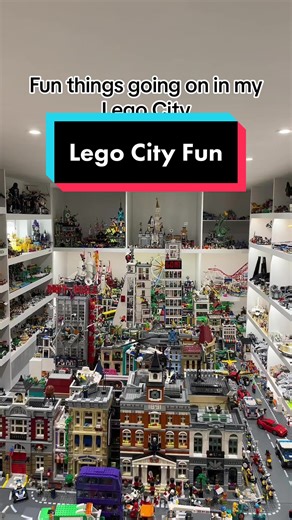 🤣 #lego #legocity #fun #legocitylayout #eastereggs #strangerthings #city #legoroom #fyp #foryou #foryoupage #viral #blowthisup #bananas