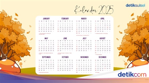 Daftar Hari Libur Nasional 2025 beserta Jadwal Cuti Bersama