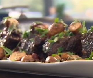 Gordon Ramsay’s Slow Braised Beef Short Ribs with Bacon and Mushrooms