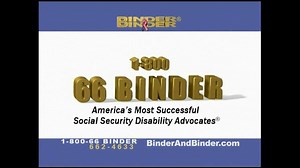 Binder and Binder TV Commercial For Social Security Disability Advocates