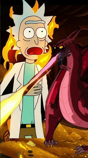 Rick vs Dragon... Science Beats Magic