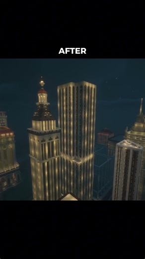 Minecraft City Build Before & After | Full Transformation