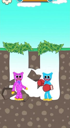 Huggy Story 😱 Funny Horror Game Moments | Huggy Wuggy Gameplay #Shorts 💙