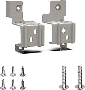 Upgraded GFA24KITL washer and dryer stacking kit 24""W Stack Bracket Kit sets Replacement parts Compatible with GE profile 24 inch Width Front Load Washers and Dryers Laundry Stacking Kit, white