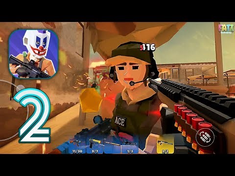 Polygun Arena - Gameplay Walkthrough Part 2 - Epic FPS Battles (Android/IOS)