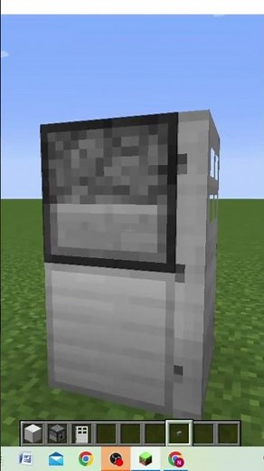 How to make a working fridge in Minecraft! #minecraftbuildinghacks #minecraftbuildhacks #minecraft