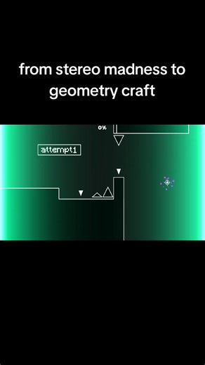 Geometry Dash & Minecraft Crossover: Stereo Madness
