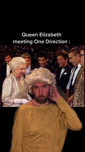 Queen Elizabeth Meeting One Direction