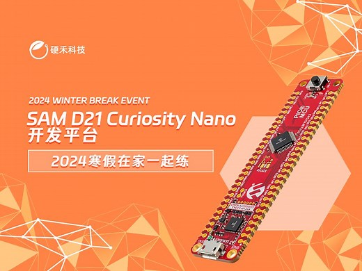 板载Nano调试器的SAMD21G17D MCU综合开发平台 - 2024寒假练活动平台等你来玩！