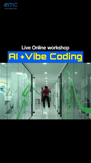 Comment “AI” to get the registration details or connect with us to learn more. Stop letting AI write code for you. Start understanding how it works. Many beginners use AI tools but struggle when it comes to building real projects. This 1-day LIVE online workshop is created to help you learn the right way by doing. Join us on 15th February, 10:30 AM – 4 PM for a hands-on session where you will build a real web application using AI tools and live data. No coding experience is needed. Just bring yo